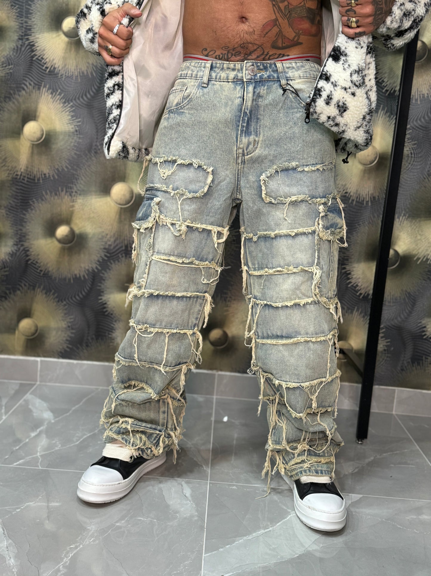 JEANS SFRANGIATO