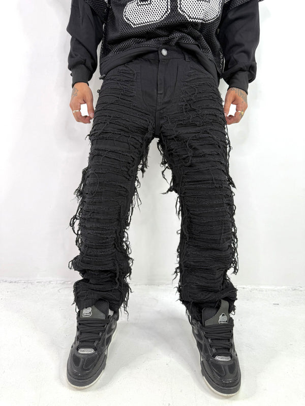 Jeans sfrangiato