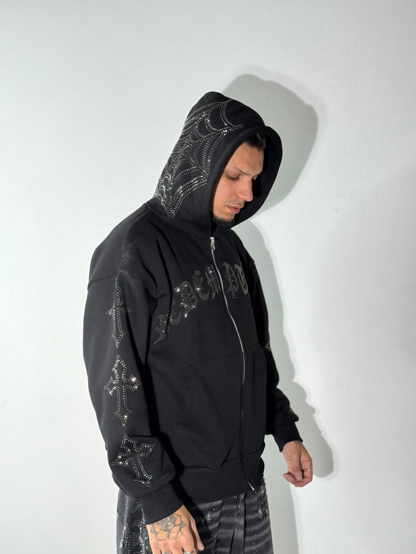 Felpa strass 3 colori