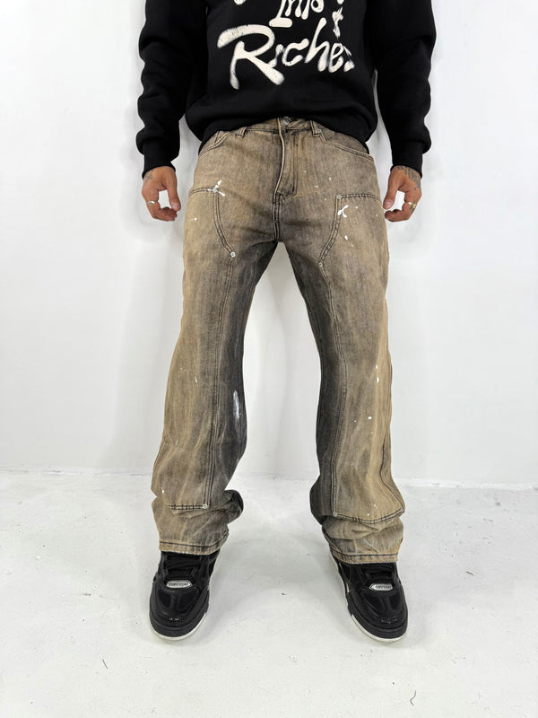 Jeans carpenter sfumato