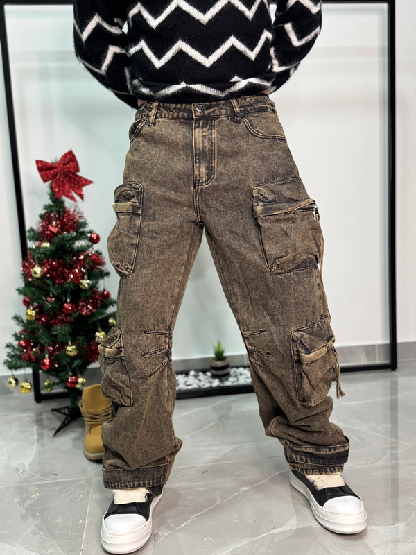 Jeans Cargo tasconato