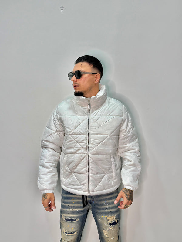 Bomber triangolo white